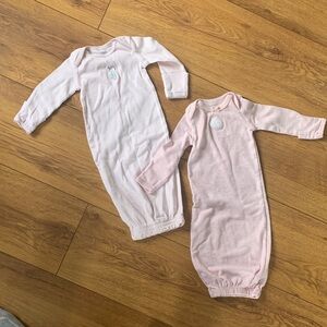 Set of Two Pink Baby Gowns